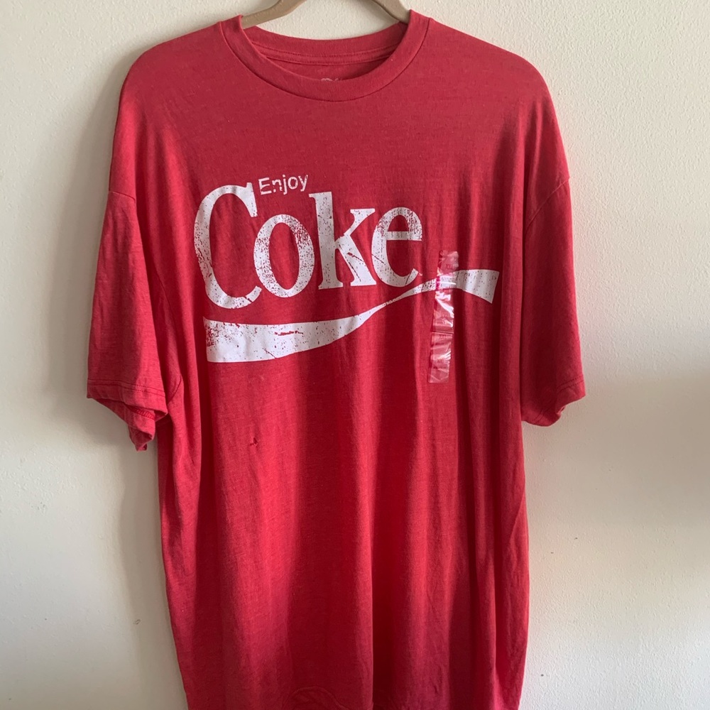 Coca Cola XXL Distressed Short Sleeve T-Shirt